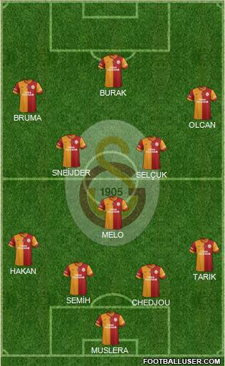 Galatasaray SK Formation 2014
