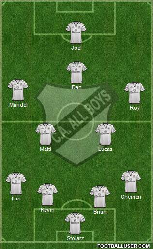 All Boys Formation 2014