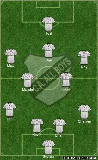 All Boys Formation 2014