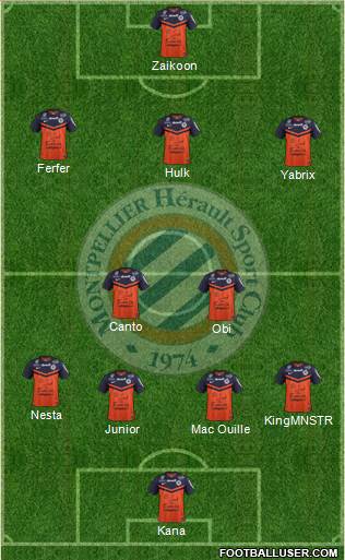 Montpellier Hérault Sport Club Formation 2014