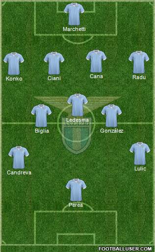 S.S. Lazio Formation 2014