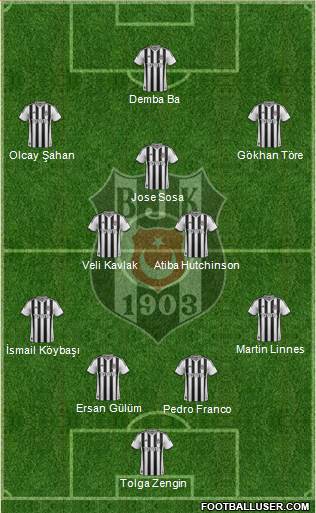 Besiktas JK Formation 2014
