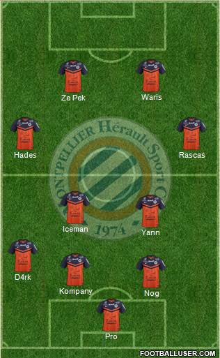 Montpellier Hérault Sport Club Formation 2014