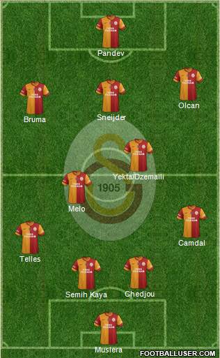 Galatasaray SK Formation 2014