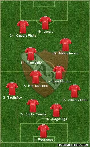 Independiente Formation 2014