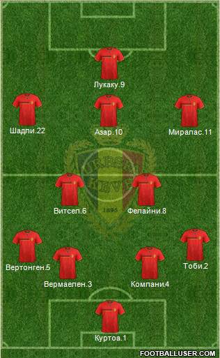 Belgium Formation 2014