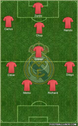 R. Madrid Castilla Formation 2014