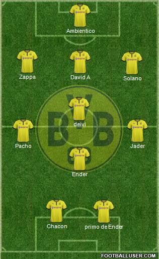 Borussia Dortmund Formation 2014