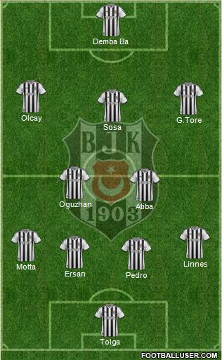 Besiktas JK Formation 2014