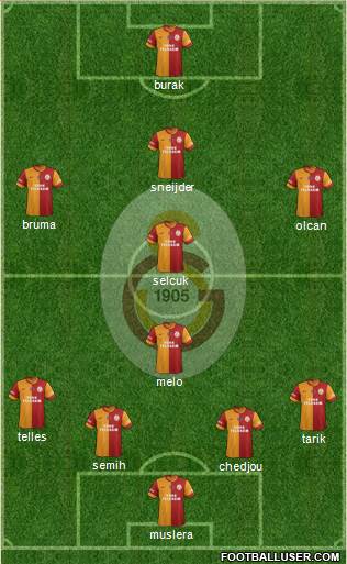 Galatasaray SK Formation 2014