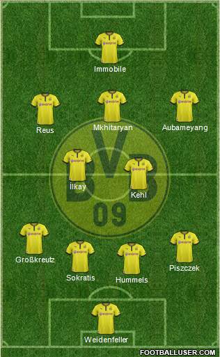 Borussia Dortmund Formation 2014