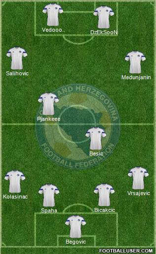 Bosnia and Herzegovina Formation 2014