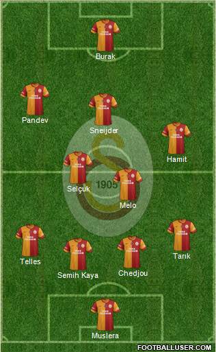 Galatasaray SK Formation 2014