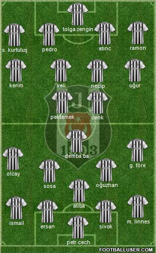 Besiktas JK Formation 2014