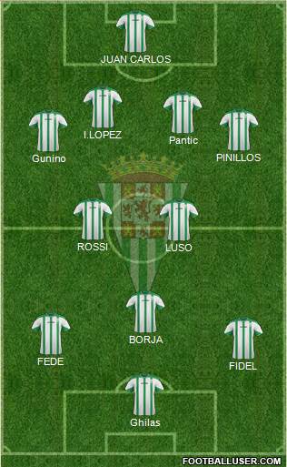 Córdoba C.F., S.A.D. Formation 2014