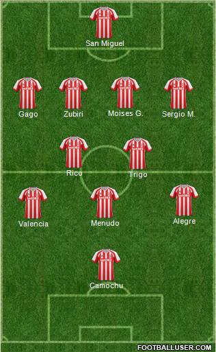 Stoke City Formation 2014