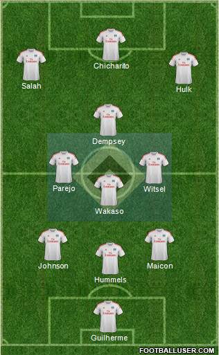 Hamburger SV Formation 2014