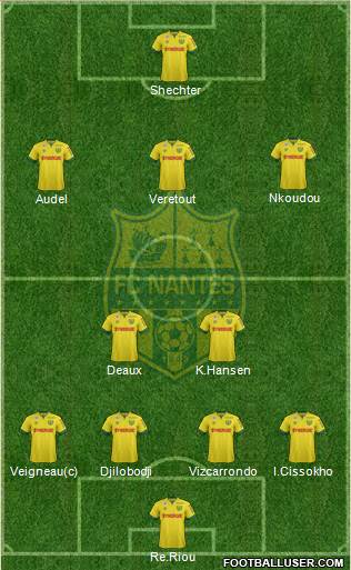 FC Nantes Formation 2014