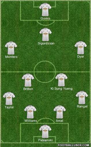 Swansea City Formation 2014