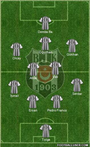 Besiktas JK Formation 2014