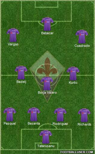 Fiorentina Formation 2014