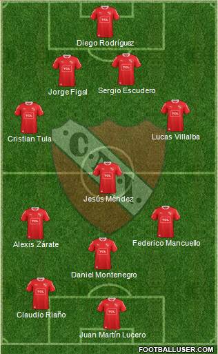 Independiente Formation 2014