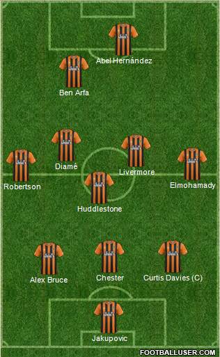 Hull City Formation 2014