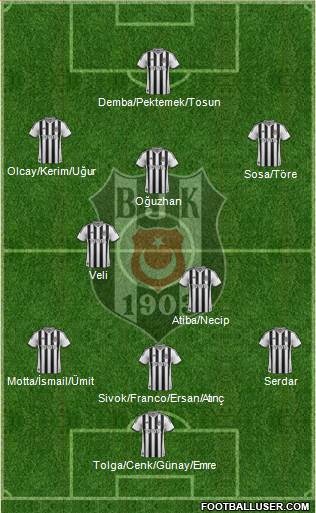 Besiktas JK Formation 2014