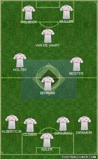Hamburger SV Formation 2014