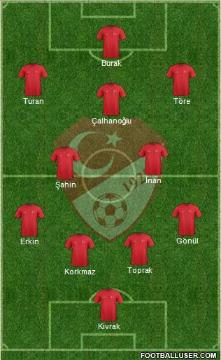 Turkey Formation 2014