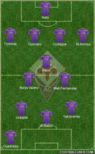 Fiorentina Formation 2014