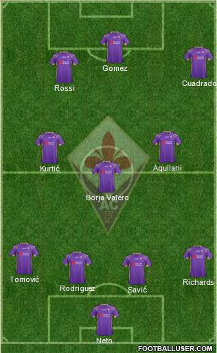 Fiorentina Formation 2014