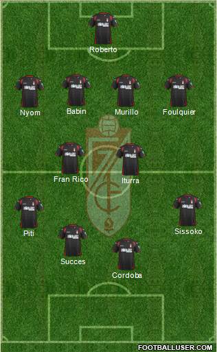Granada C.F. Formation 2014