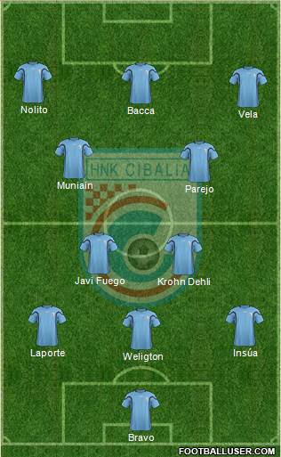 HNK Cibalia Formation 2014