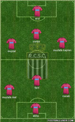 Sporting du Pays de Charleroi 4-1-3-2 football formation