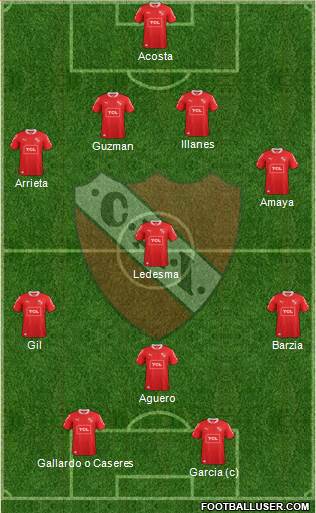 Independiente Formation 2014