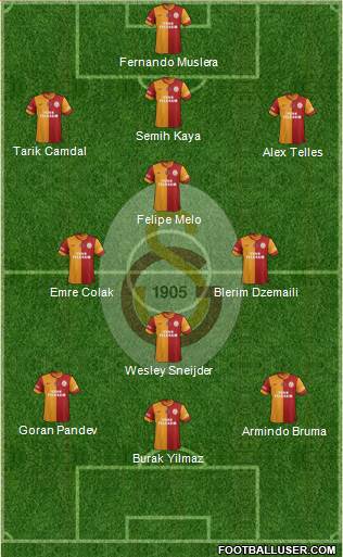 Galatasaray SK Formation 2014