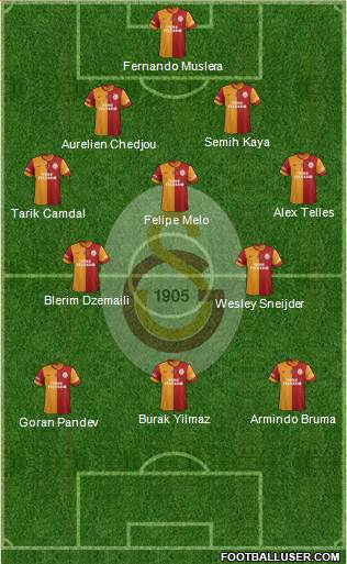 Galatasaray SK Formation 2014
