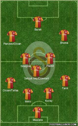 Galatasaray SK Formation 2014