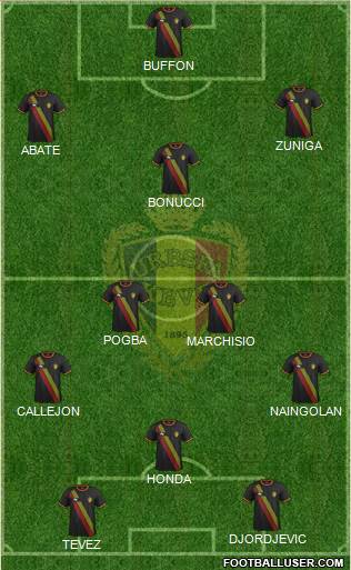 Belgium Formation 2014