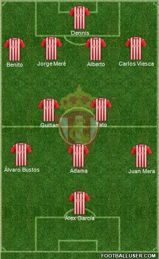Real Sporting S.A.D. B Formation 2014