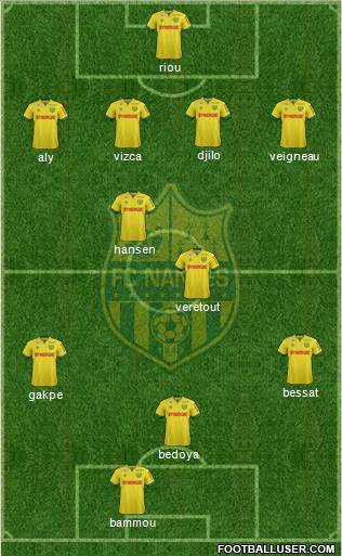 FC Nantes Formation 2014