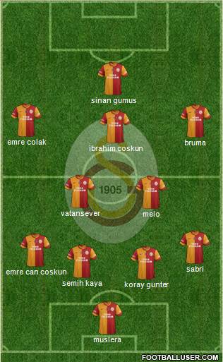 Galatasaray SK Formation 2014