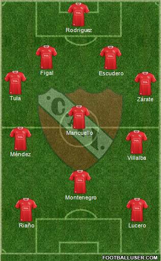 Independiente Formation 2014