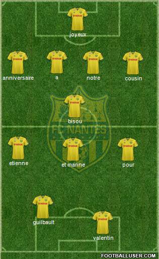 FC Nantes Formation 2014