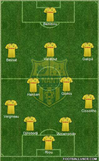 FC Nantes Formation 2014