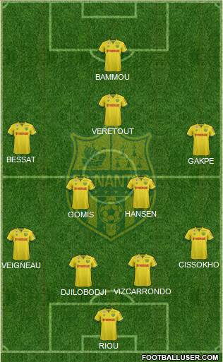FC Nantes Formation 2014