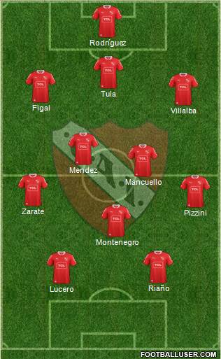 Independiente Formation 2014