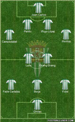 Córdoba C.F., S.A.D. Formation 2014