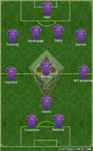 Fiorentina Formation 2014